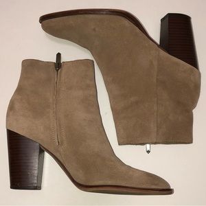 Sam Edelman Women's Blake Ankle Bootie in Tan/Oatmeal Size 9.5